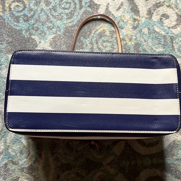 Navy and White Kate Spade Bag - Picture 5 of 8